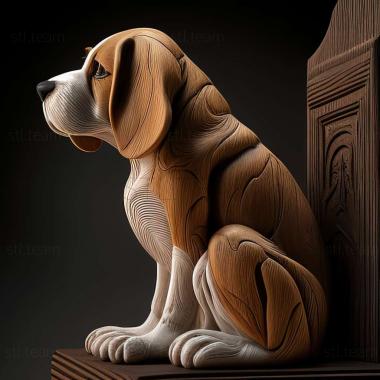 3D model Beagle dog (STL)